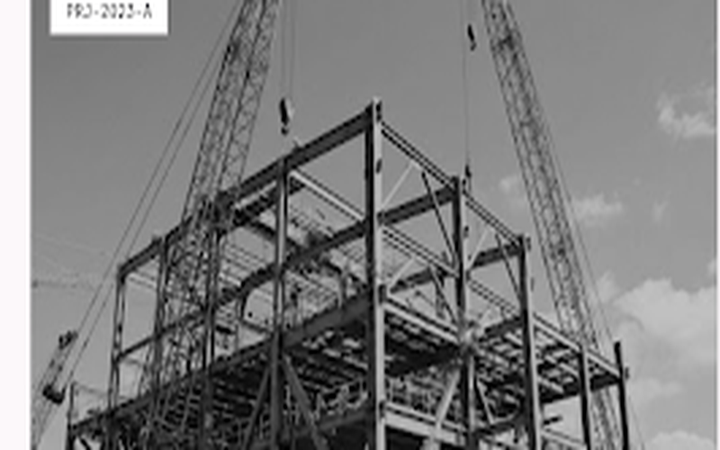 Heavy industrial steel frame installation — structural welding Poole