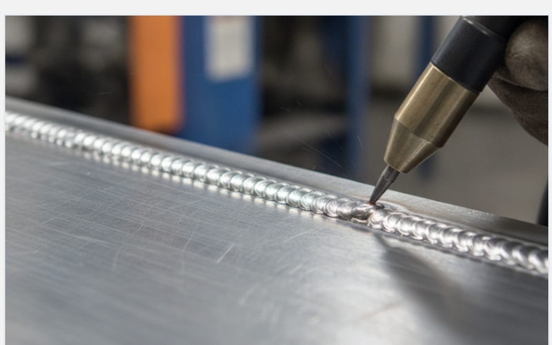 Stainless steel TIG weld joint — precision welding UK